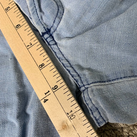 Guess Womens Shorts Size 3 Juniors Blue Light Wash Denim Cotton Linen Blend - Picture 10 of 14